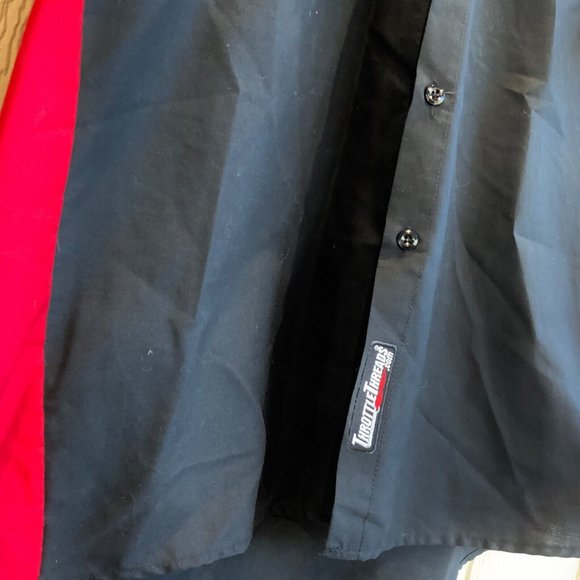 THROTTLE THREADS Parts Unlimited Mechanics Button Up Shirts - Racing - Mens 2XL - Picture 6 of 6